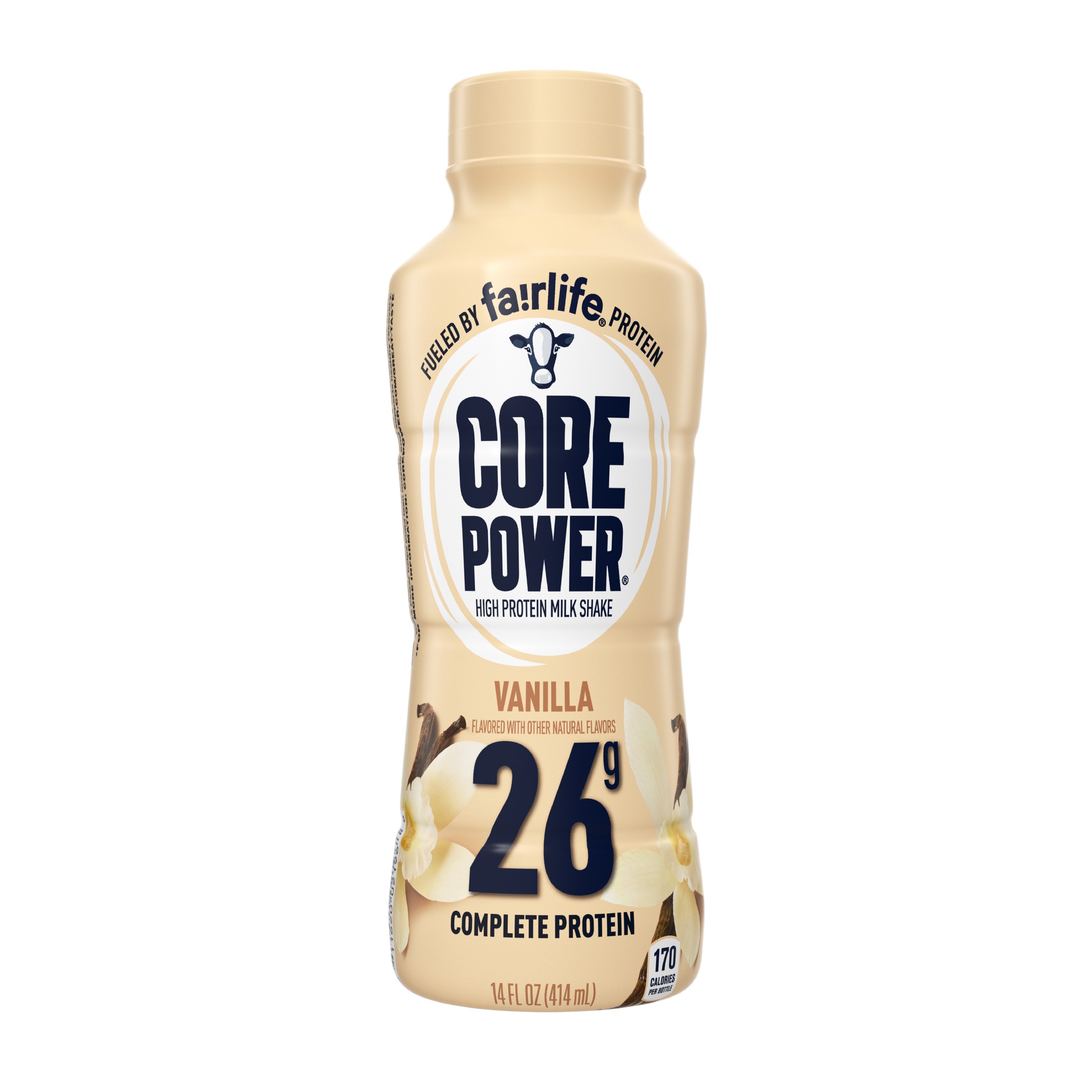 Core Power Protein Shake, Vanilla, 26g Bottle, 14 fl oz - Image 3